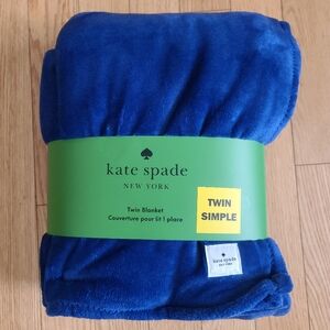 Kate Spade Blue Twin Sized Blanket